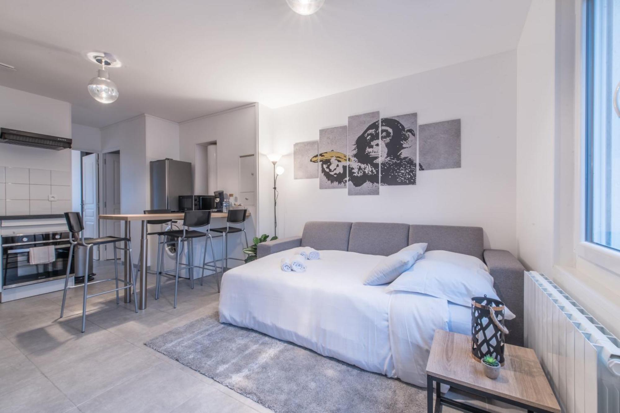 L'Urbain - 600M Gare - Parking Apartment Saint-Nazaire  Ngoại thất bức ảnh