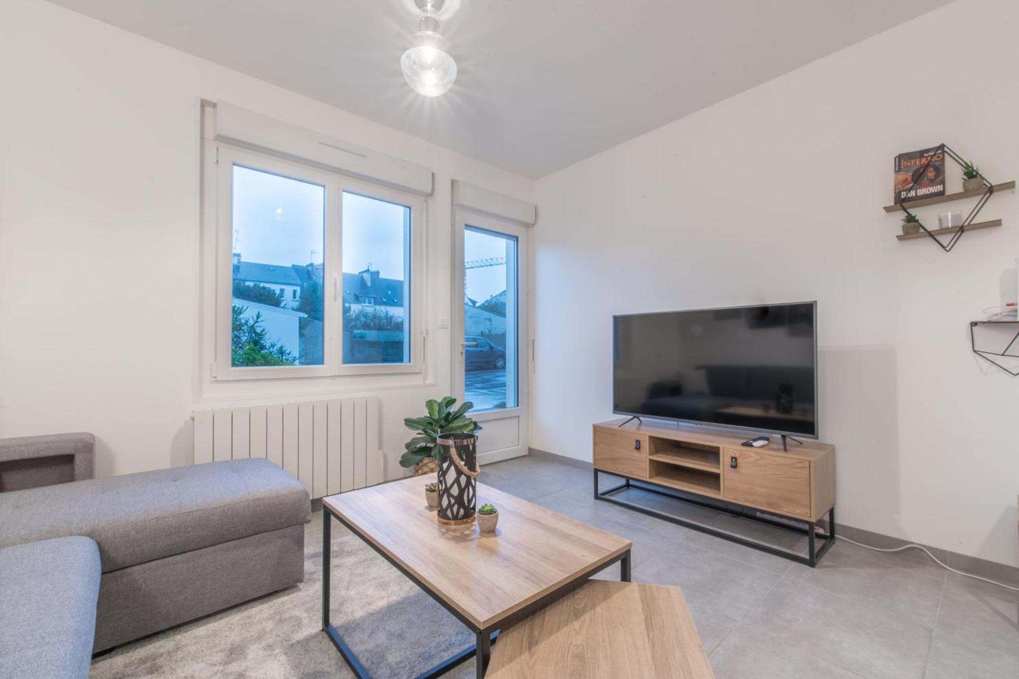 L'Urbain - 600M Gare - Parking Apartment Saint-Nazaire  Ngoại thất bức ảnh